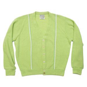 1960’s VINTAGE MINT GREEN CARDIGAN SWEATER